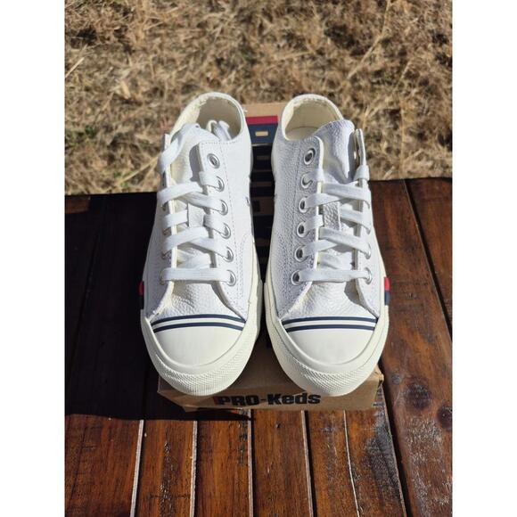 Other - PRO-Keds Royal Low Leather White Men’s Size 4 PH61438 Low New Very Nice
